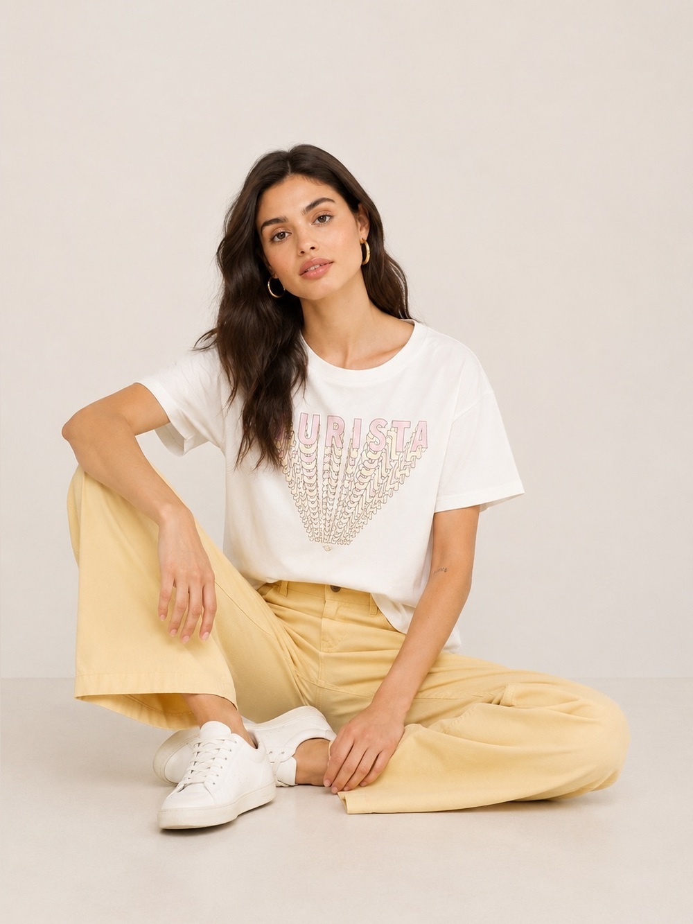 MATE the Label Turista Organic Cotton Graphic Tee Medium NWOT